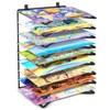 Vowcarol 2 Pack Art Drying Rack for Classroom, 9 Shelves