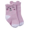 Onesies Brand Unisex Baby 12-Pair Bootie Socks Cat Crew Socks