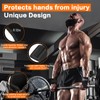 Weight Lifting Wrist Strap, Double-Layer Leather Wrist Straps for Gym