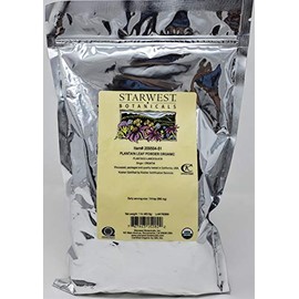Starwest Botanicals Organic Plantain Leaf Powder, 1 Pound