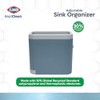 Clorox® KeptClean Adjustable Sink Organizer, Steel Blue