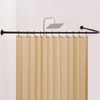 Crkmire Corner Shower Curtain Rod, [24"-37"] x [24"-37"] L Shaped