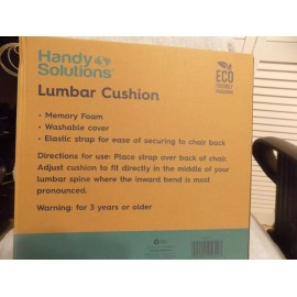 Handy Solutions Blue Lumbar Cushion New In Box
