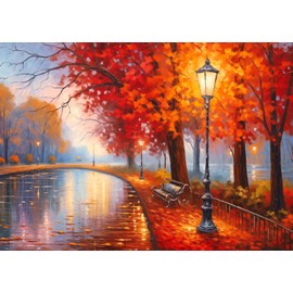 Puzzles 1000 Pieces for Adults Maple Park Puzzle 1000 Pieces Puzzles for Adults 1000 Pieces Puzzles Autumn Park 1000 Pieces for Adults Puzzles 1000 Pieces