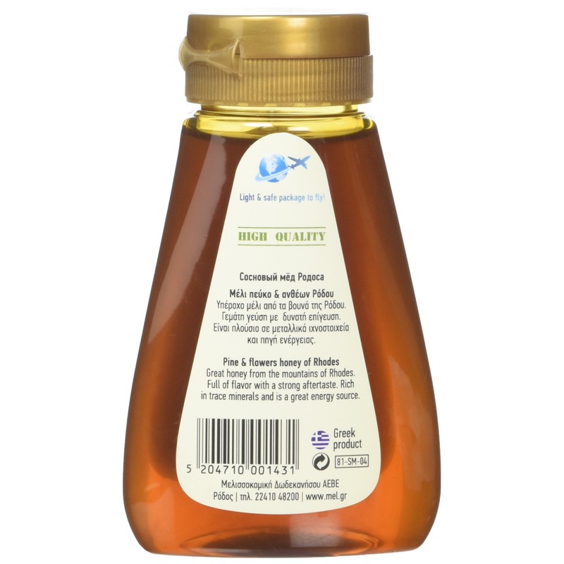 Melissokomiki Dodecanesse Squeeze Pet Pine and Flowers Honey 250 g