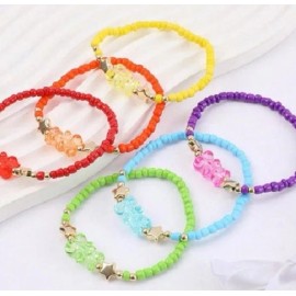 Unbranded 6 pcs/Set Gummy Bear Bracelet
