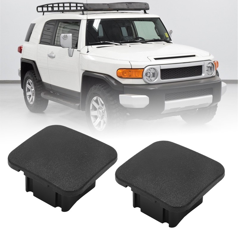 Automobile Trailer Hitch Cover Plug PT228‑35960‑HP 2PCs Replacement For 4RUNNER