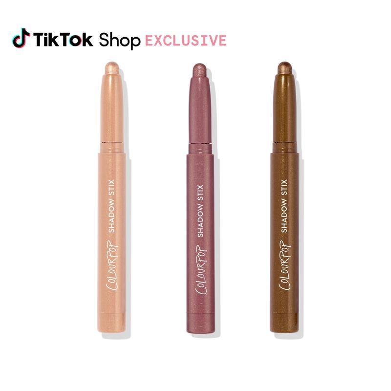 ColourPop Shadow Stix Trio – Viral Creamy Eyeshadow Sticks (Matte