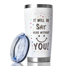 GOENMOOL Leaving Gifts for Colleagues Women Men, New Job Gift Coworkers Leaving Gifts, Funny 20oz Travel Mugs for Colleagues, Good Luck Work Colleague Retirement Presents