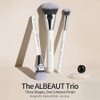 ALBEAUT- Juego completo incluye una brocha para base, una brocha