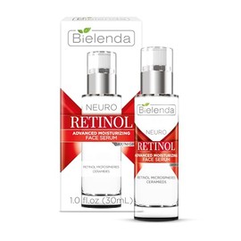 Bielenda Neuro Retinol  Suero facial avanzado para reparación  Levanta y aprieta la piel  Suaviza las arrugas  Nivela el tono de la piel, restaura la 