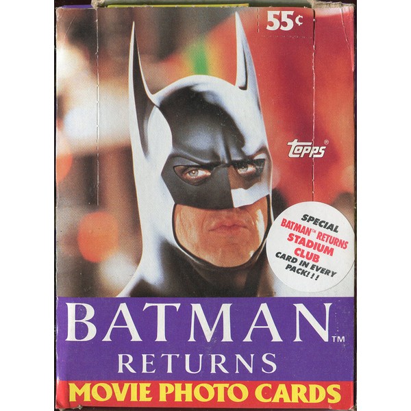 1992 Batman Returns Movie Photo Trading Cards Box - 36 Count