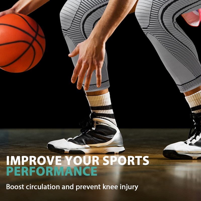 Ruilaibao 2 Pack Full Leg Compression Sleeves for Men And