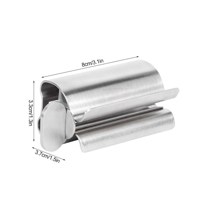 Toothpaste Tube Squeezer Stainless Steel Toothpaste Tube Wringer Toothpaste Roller