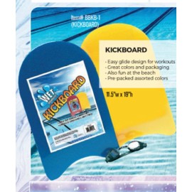 Wet Kickboards 18.5 inch and 21.5 inch kick boards - Small/Large Mongo Swim Aerobics - 18.5"