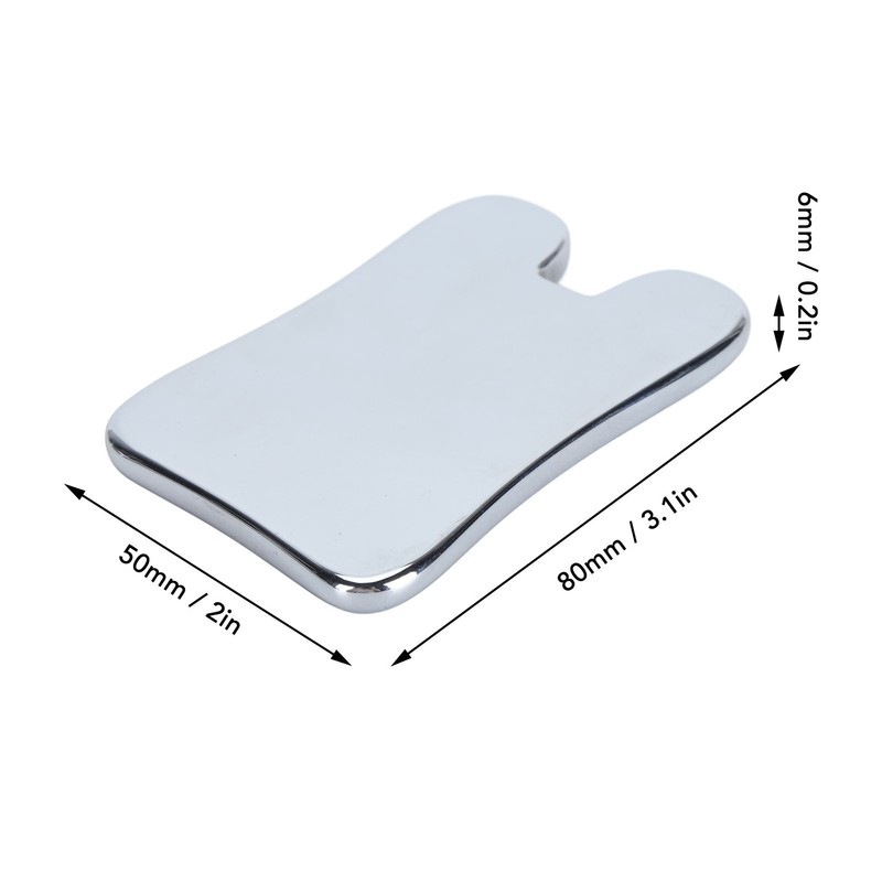 80x50x6mm Concave Shape Terahertz Gua Sha Facial Tool Guasha Board