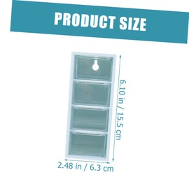 Ipetboom Blue Desktop Dustproof Drawer Storage Box with Multi Layer Dividers for Cosmetics Jewelry and Stationery Capacity Organizer for Dormitory Accessories Smell Design