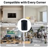 Runhike Hole-Free Remote Holder Wall Mount Compatible with Roku,Strong Adhesive