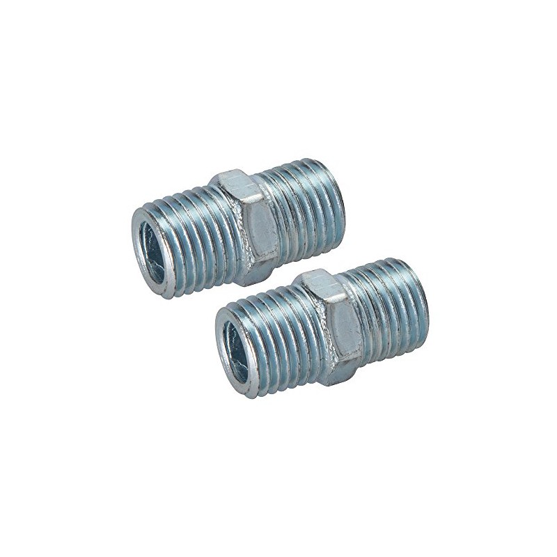 Silverline 868632 Air Line Equal Union Connector 2pk 1/4" BSPT