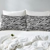 Feelyou Zebra Bed Sheet Set Twin Size Animal Print Fitted