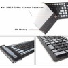 Wireless Keyboard Ultra Thin Quiet Portable Wireless Keyboard 107 Keys
