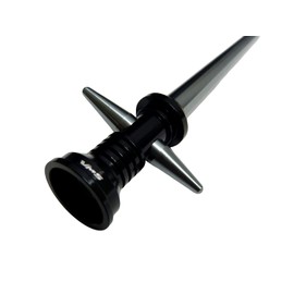 5.4" inch Big Gunmetal Lightsaber Blade Laser Sword Antenna in CNC Machined Billet Aluminum Short Compatible with Ford F150 F-150 F250 F350 F450 F550 F650 1997-2021 Gun Metal