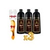 Shampoo Tinte Instantáneo Cubre Canas Natural Jengibre 3pz F