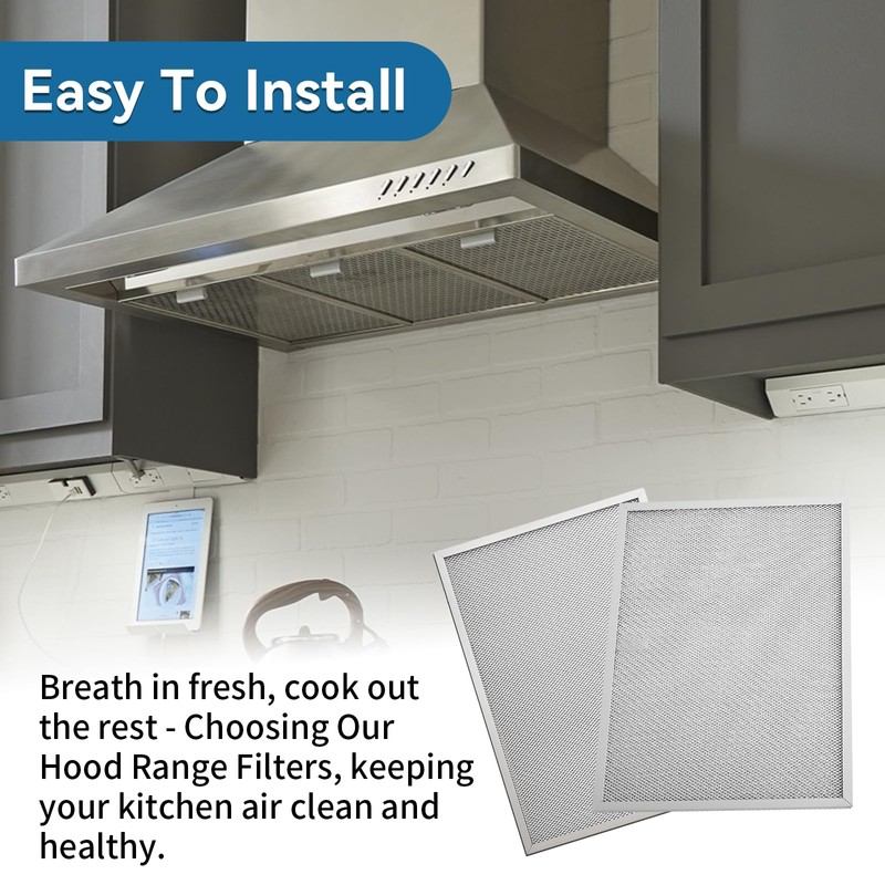 Bularie BPS1FA36 Aluminum Range Hood Filter 11-3/4 x 17-1/4 x