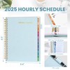 SUNEE 2025 Weekly Planner - Hourly Schedule 6.4"x8.5", 30-Minites Appointment