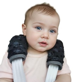 Car seat Strap Pads, Black