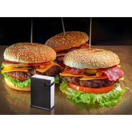 Winkee - Lorenzo Toothpick Dispenser Practical Toothpick Dispenser Ideal for Office Workers Kitchen Gift Automatic Toothpick Holder Toothpick Box Black Gift for First Time