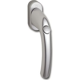 Hoppe Tokyo Window Handle Lock Button, Square Pin 7 x 35 mm Anodised Aluminium Silver-Coloured, 1 Piece, 102202222