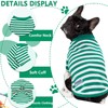 2 Pack Dog Shirt Stripe Dog Clothes for Small Dogs