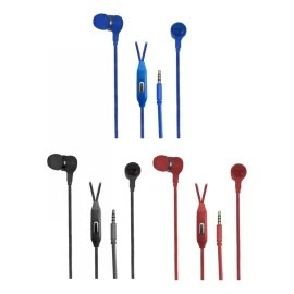 Maíz 3pz Audifonos Alambricos In-ear Jack 3.5mm Manos Libres Pc