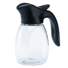 Service Ideas SR10BLC Syrup Dispenser, 10 oz, Black/Clear, BPA free Plastic