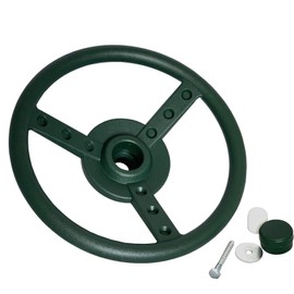 Steering Wheel Green Steering Wheel for Play Tower, Playhouse, Play System, Tree House, Stilt House Children's Accessories