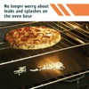 KITCHENRAKU KR Universal Oven Liners 32x50cm, 2PCS Reusable Teflon Oven