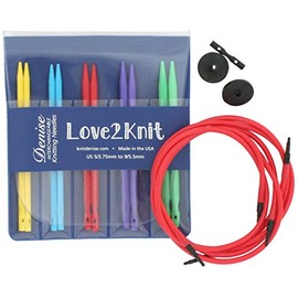 Love2Knit Interchangeable Knitting Needle Set-Sizes 42864