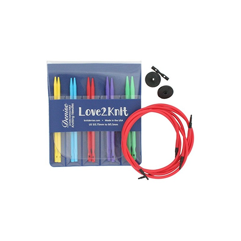 Love2Knit Interchangeable Knitting Needle Set-Sizes 42864