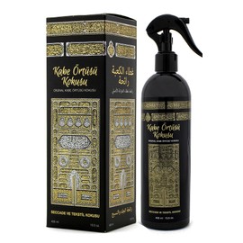 ihvan online Islamic Holy Places Scent Set, Kaaba Cover Room Spray 13.50 Fl Oz, Prayer Rug Fragrance Made With Essential Oils, Car Scent, Alcohol Free Plant-Derived Room Scent Set, Islamic Gifts