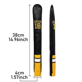 Golf Headcovers Golf Club Head Covers Sports Style Number 18 Premium Leather Driver Fairway(FW) Wood Hybrid(UT) with Number Tags, Golf Blade Mallet Putter Cover