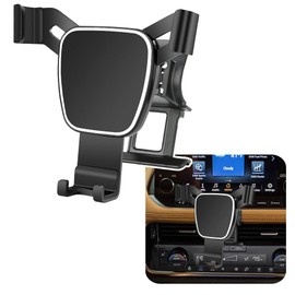 LUNQIN Car Phone Holder for 2021-2024 Nissan Rogue Auto Accessories Navigation Bracket Interior Decoration Mobile Cell Phone Mount