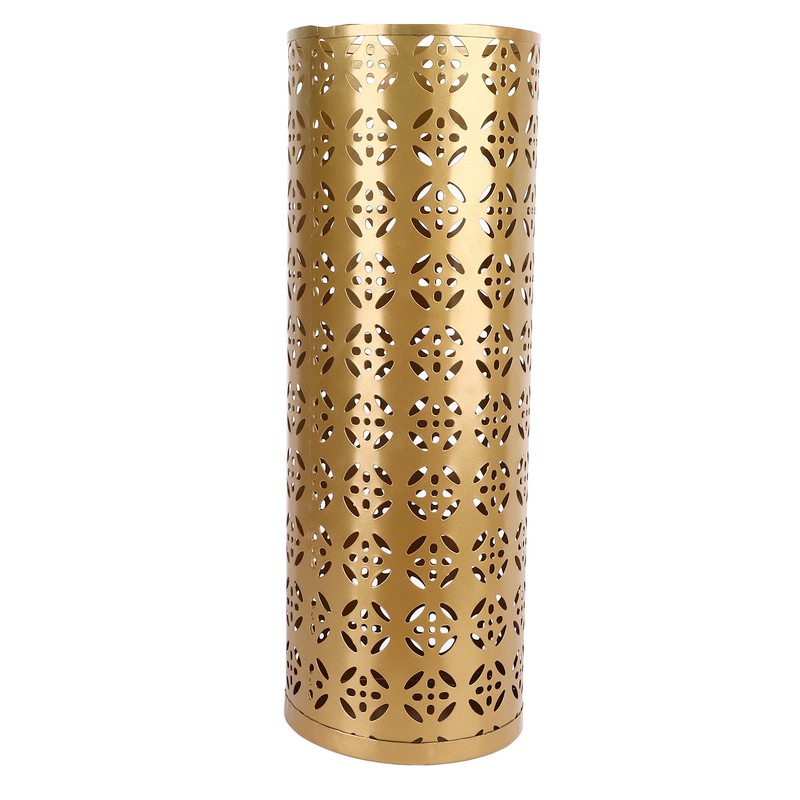 Umbrella Holder Round Rust Proof Stylish Hollow Copper Pattern Metal