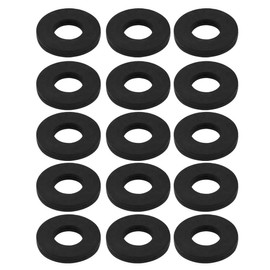 uxcell Rubber Flat Washers 22mm OD 10mm ID 3mm Thickness for Faucet Pipe Water Hose, Pack of 15