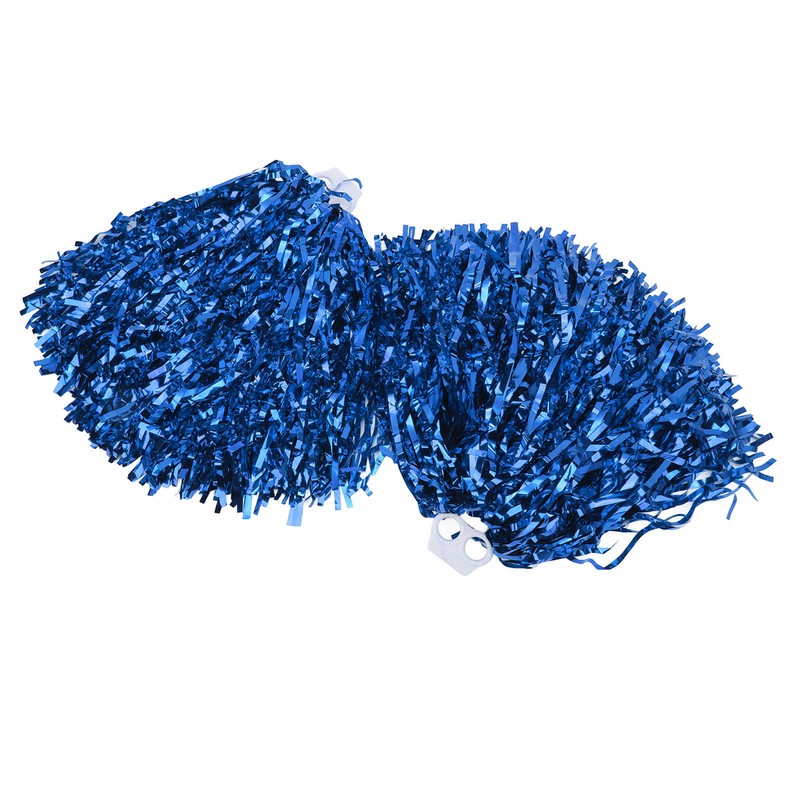 2PCS Cheerleading Pom Poms with Hard Handle Handheld Party Shakers