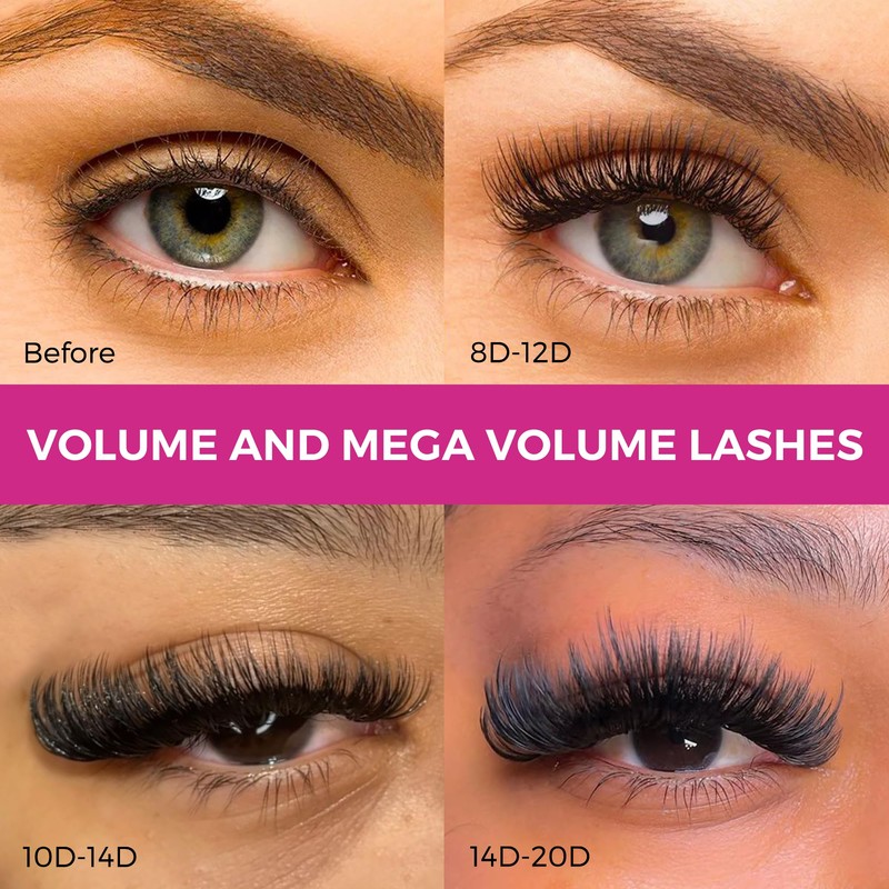 Eyesy Lash Eyesy Lash 500 Promade Fans - 16D 0.03