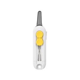 Biko-Katana Cutter, Magnetic Suction, Rounded Edge Design, For Learning, Work, Life, Courier Dismantling, Lightweight, Portable, Multifunctional, White, 1 Piece