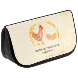 Parent-New Mr. & Mrs. Panda Cosmetic Bag Chicken Proud, vintage, Hand drawn