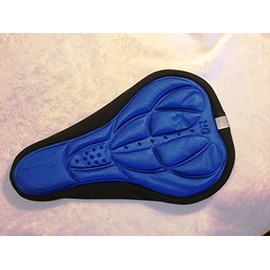CarbonEnmy Gel 3D Bicycle Saddle Cover Saddle Cover Saddle Protector Pad (Blue)