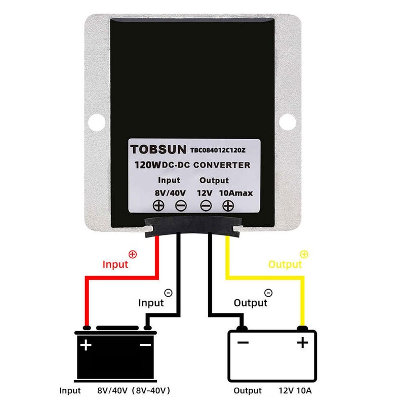 Bruce & Shark, 8-40V to 12V 10A DC Voltage Stabilizer